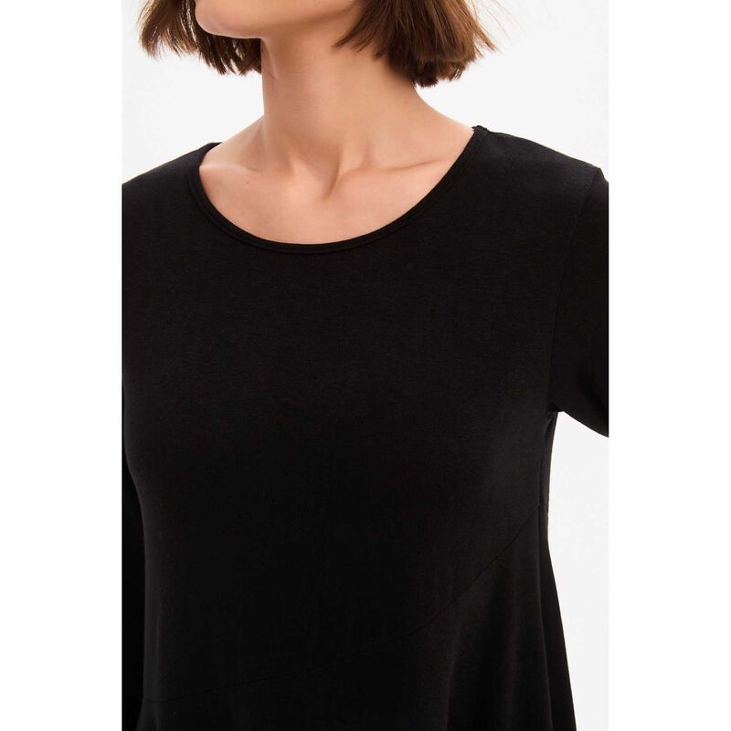 TIRELLI Diagonal Seam Knit Dress image number 2