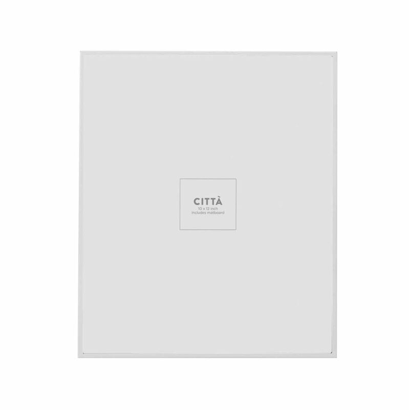 Citt&agrave; Metal Photo Frame White (Photo 5x7in) 25.5x3.5x30cm image number 0