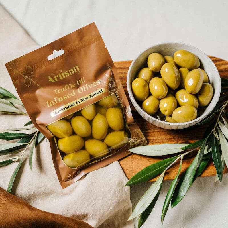 Kiwi Artisan Truffle Infused Olives 150g image number 1