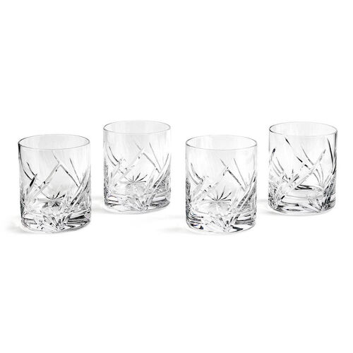 Royal Doulton Harper Crystal Glass DOF Set of 4