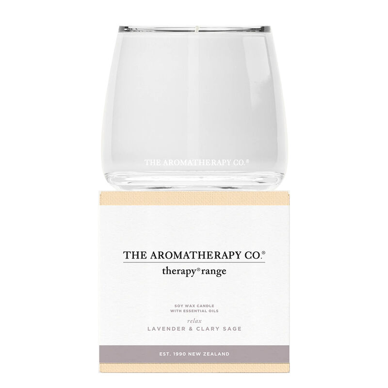Therapy® Candle Relax 260g - Lavender & Clary Sage image number 1
