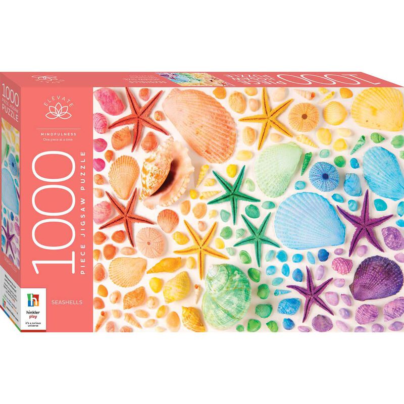 Hinkler Elevate 1000 Piece Jigsaw: Seashells image number 0