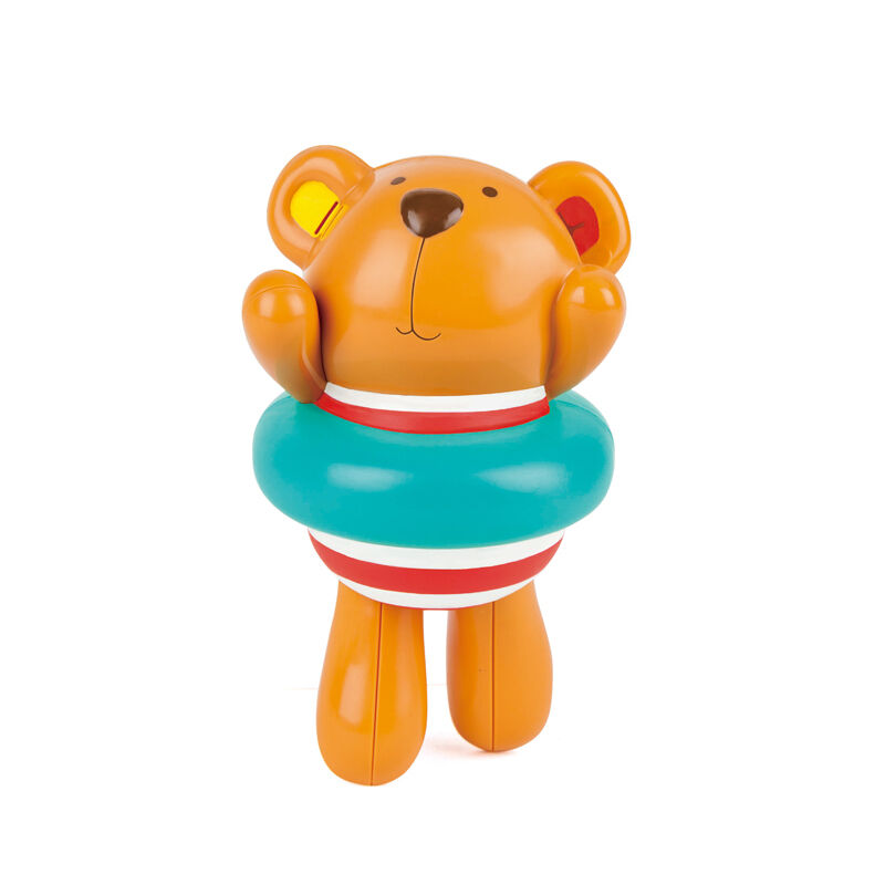 Hape Swimmer Teddy Wind-Up Toy image number 0