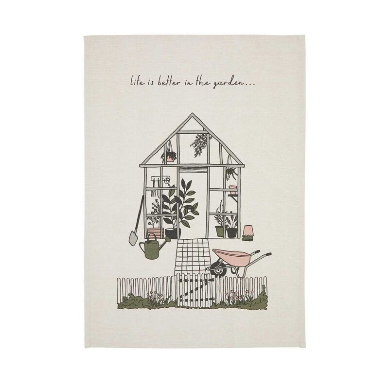 Wallace Cotton Potager Tea Towel Set Of 3 image number 1