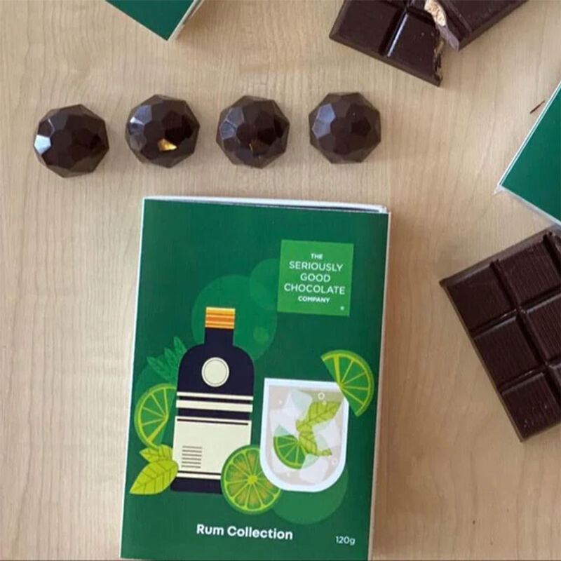 Seriously Good Chocolate Rum Collection - 6-Piece Box 120g image number 1