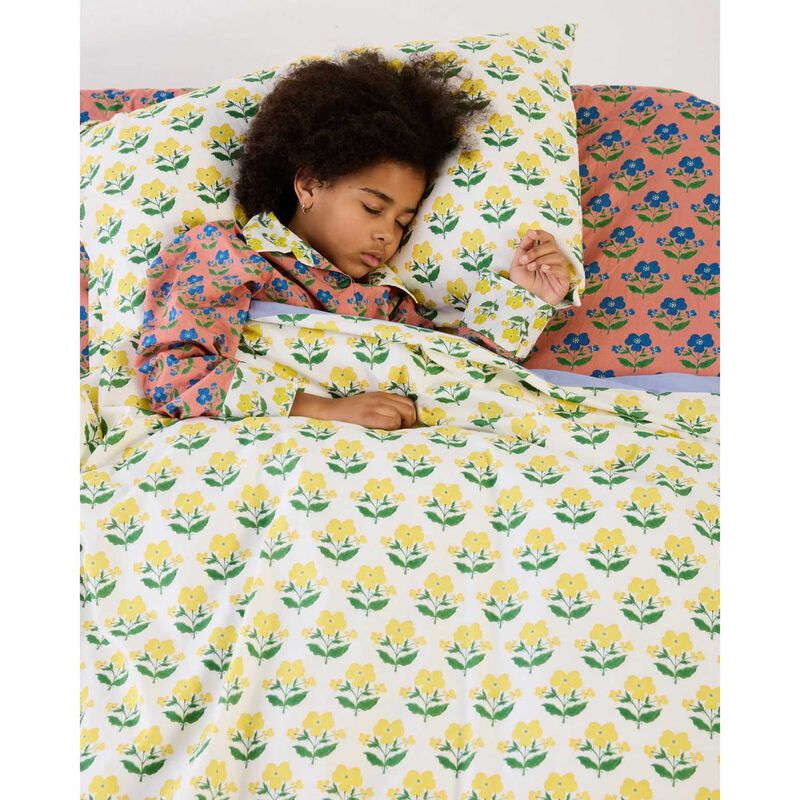 Kip&Co X Anna Spiro Indian Summer Yellow Organic Cotton Quilt Cover image number 3