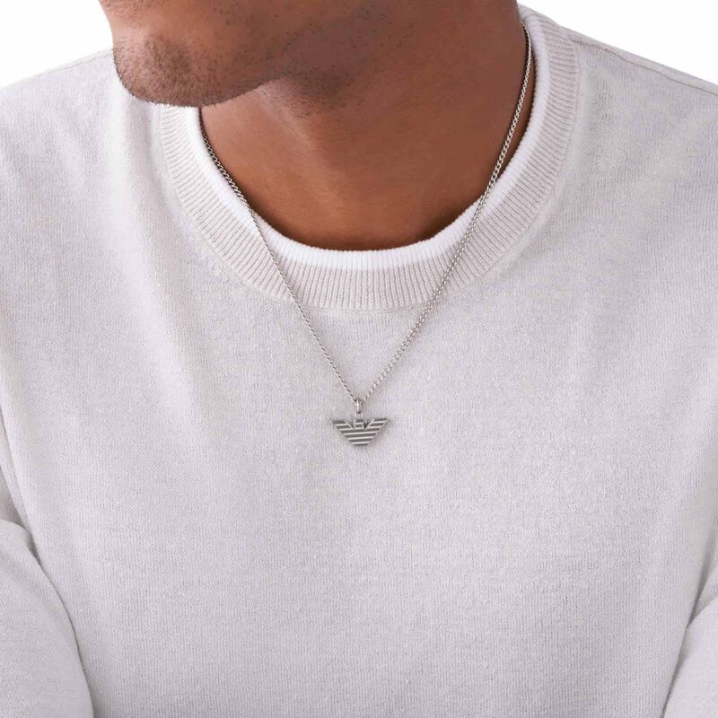 Emporio Armani Silver Necklace EGS2916040 image number 3
