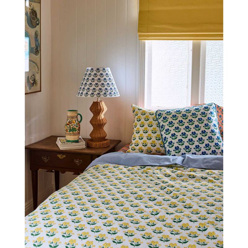 Kip&Co X Anna Spiro Indian Summer Yellow Organic Cotton Quilt Cover image number 1