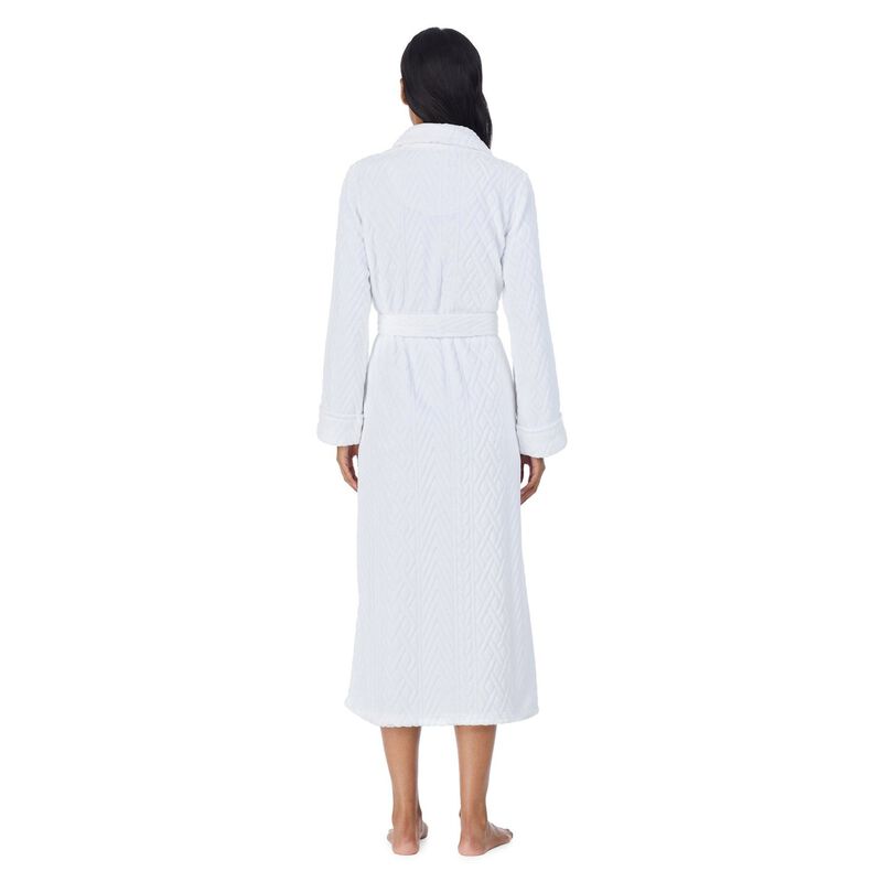 Lauren Ralph Lauren Recycled L/S Shawl Collar Long Robe image number 5