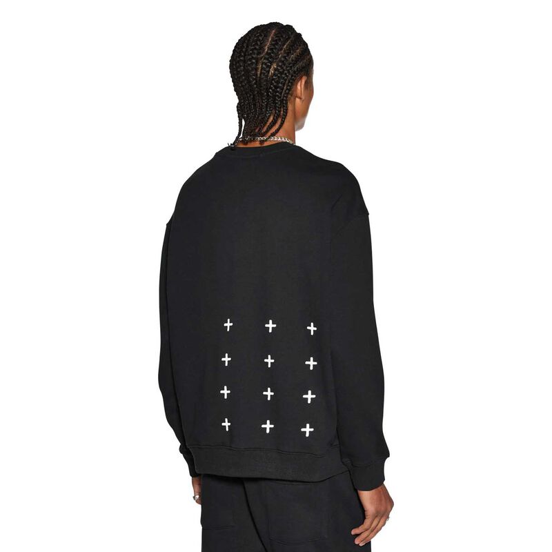 Ksubi 4x4 Biggie Crew Jet Black image number 1