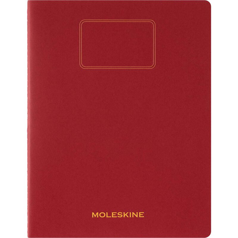 Moleskine Cahier Journal Student XXL Ruled Red image number 0