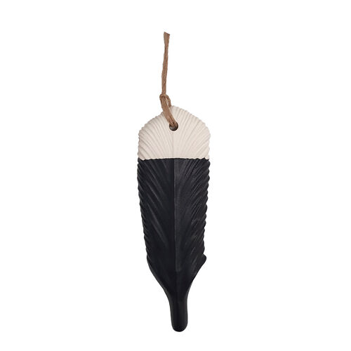 Michelle Bow Ceramics Hanging Huia Feather Mini 10cms