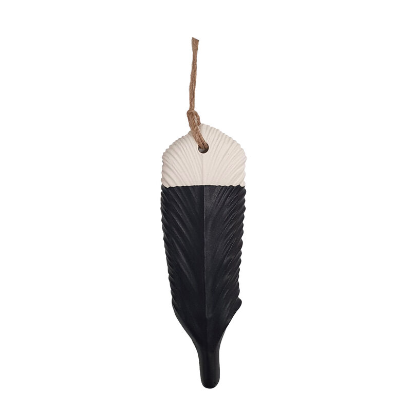 Michelle Bow Ceramics Hanging Huia Feather Mini 10cms image number 0