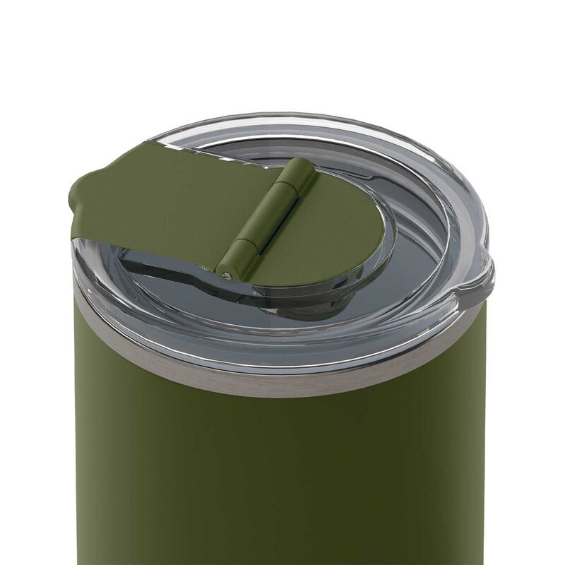 frank green 12oz S/Steel Cup With Screw Hinged Lid Khaki image number 1