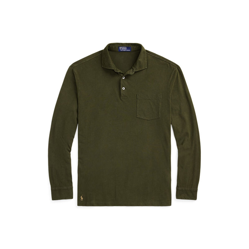 Polo Ralph Lauren Classic Fit Sueded Jersey Polo Shirt image number 2
