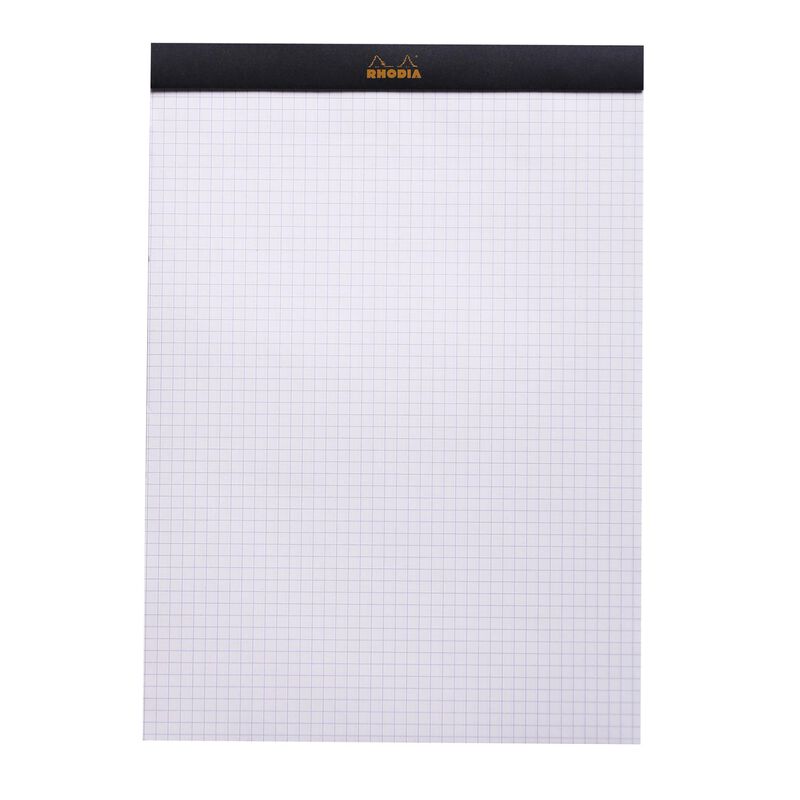 Rhodia Bloc Pad No. 18 A4 Grid Black image number 2