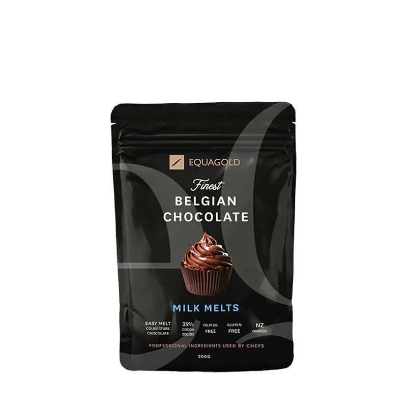 Equagold Belgian Milk Chocolate Melts - 200g image number 0