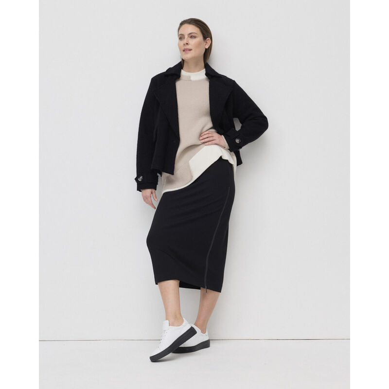 Marco Polo Cropped Boiled Wool Jacket image number 1