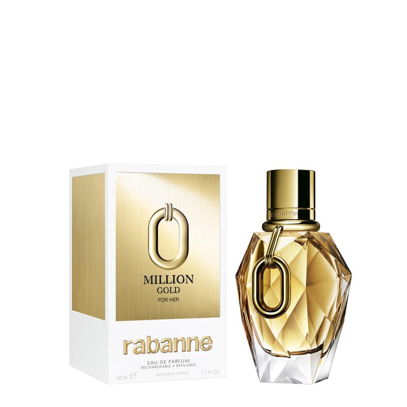Rabanne Million Gold For Her EDP 50ml Refillable image number 1