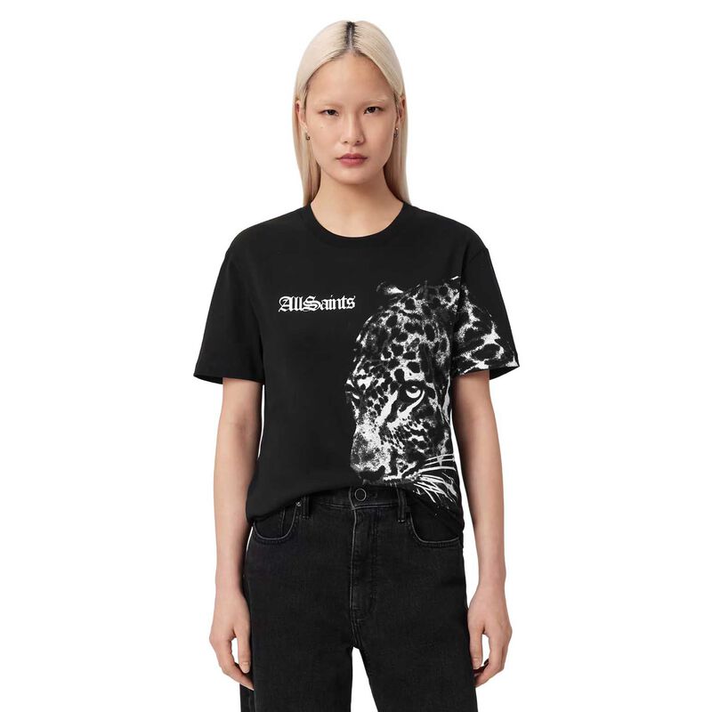 AllSaints Zaya Oversized Boyfriend T-Shirt image number 0