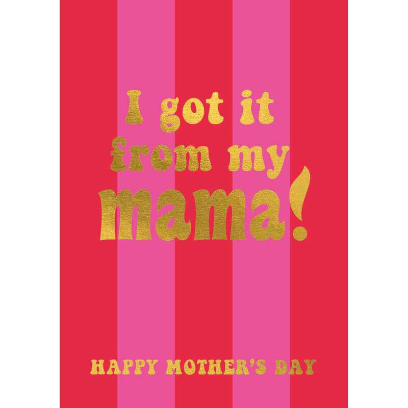 Image Gallery Mama Text Mother's Day Card image number 0