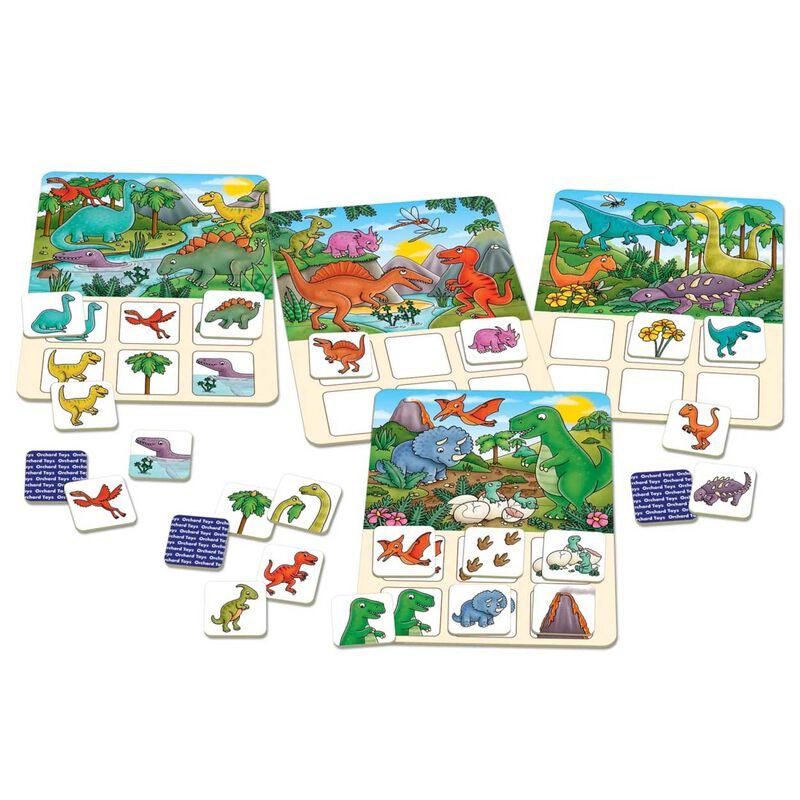 Orchard Toys Dinosaur Lotto Game image number 1