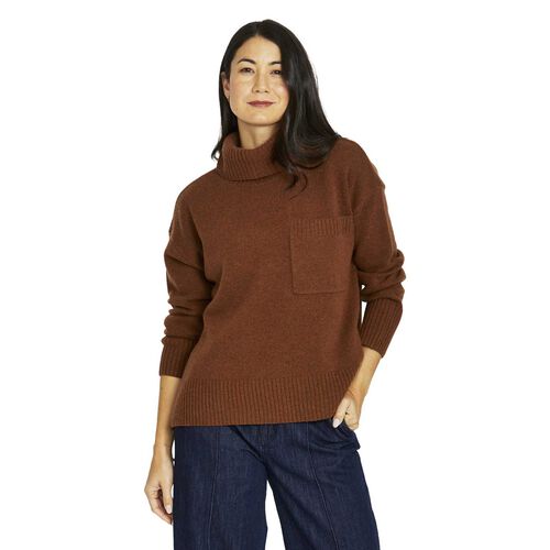 Jump Roll Nk Pkt Pullover