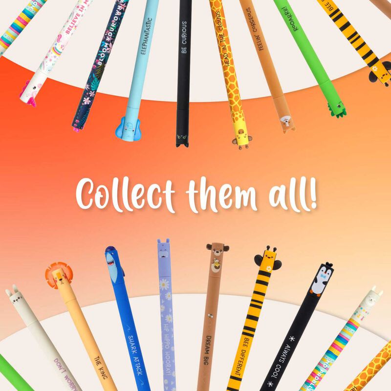 Legami Tiger Erasable Pen - Orange Ink image number 3