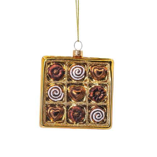 Sass & Belle Box Of Chocolates Shaped Bauble