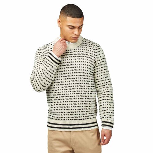 Ben Sherman Jacquard Crew