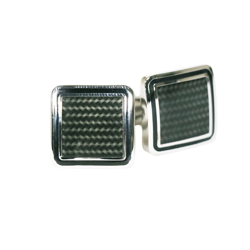 Fellini Graphite Square Cufflinks image number 0