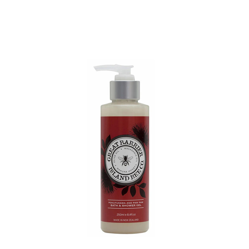 Great Barrier Island Bee Co Pohutukawa & Paw Paw Bath & Shower Gel image number 0