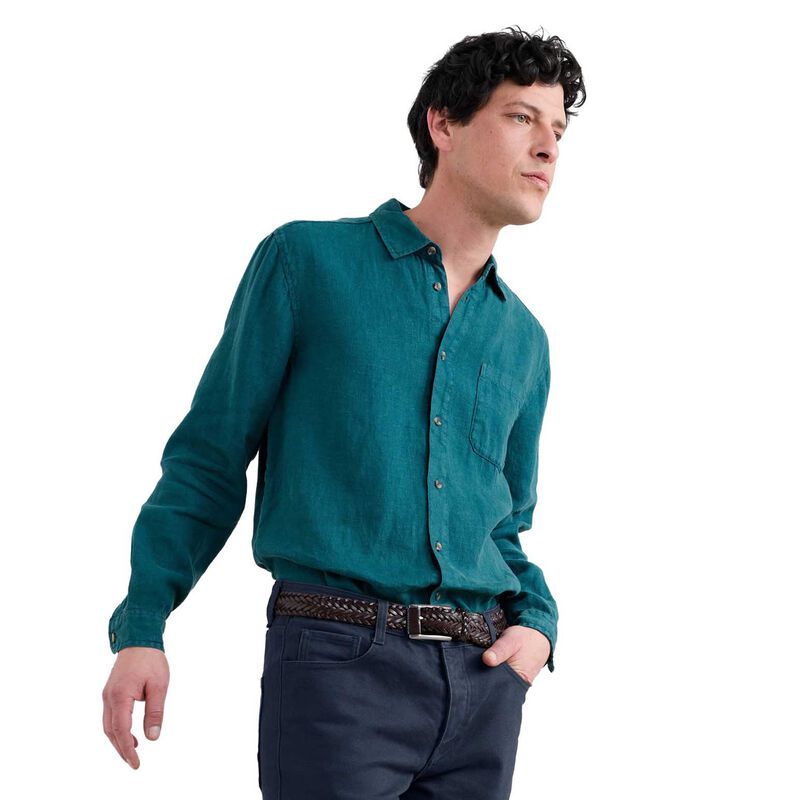 Seasalt Cornwall Curator Shirt Kingfisher image number 0