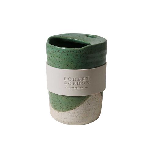 Robert Gordon Travel Cup  350ml Green Dipped W/Band - The Wanderer