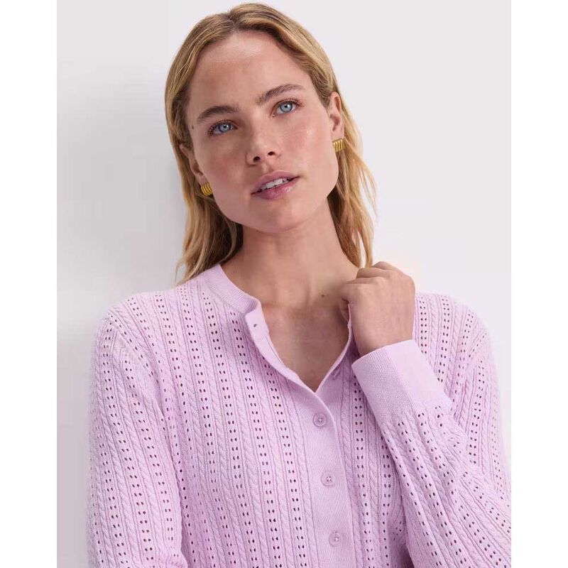 Sportscraft Elka Cable Pointelle Cardi image number 2