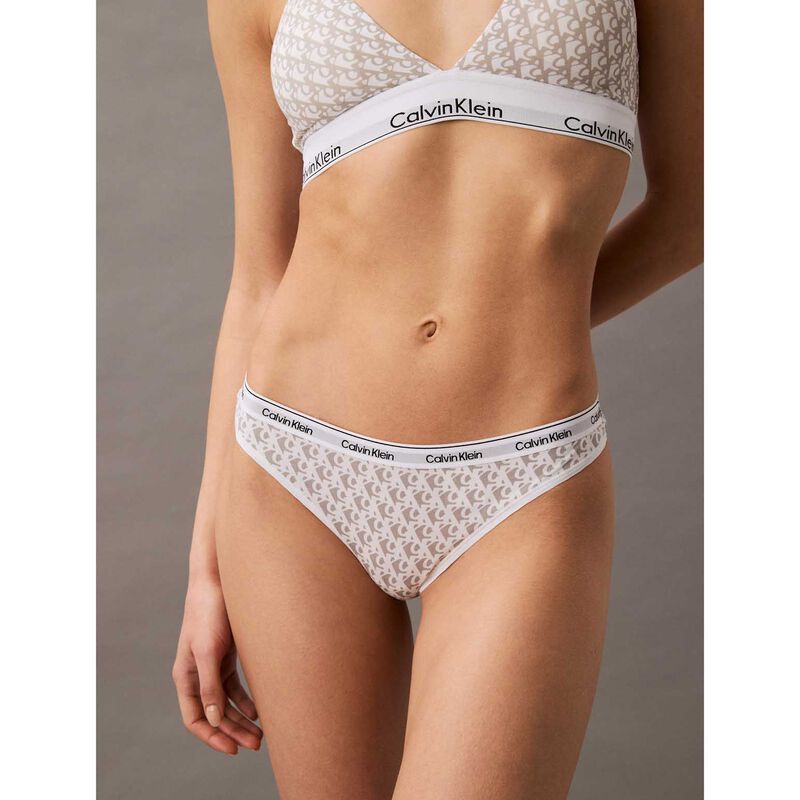 Calvin Klein Icon Logo Thong 18688 Plush image number 2