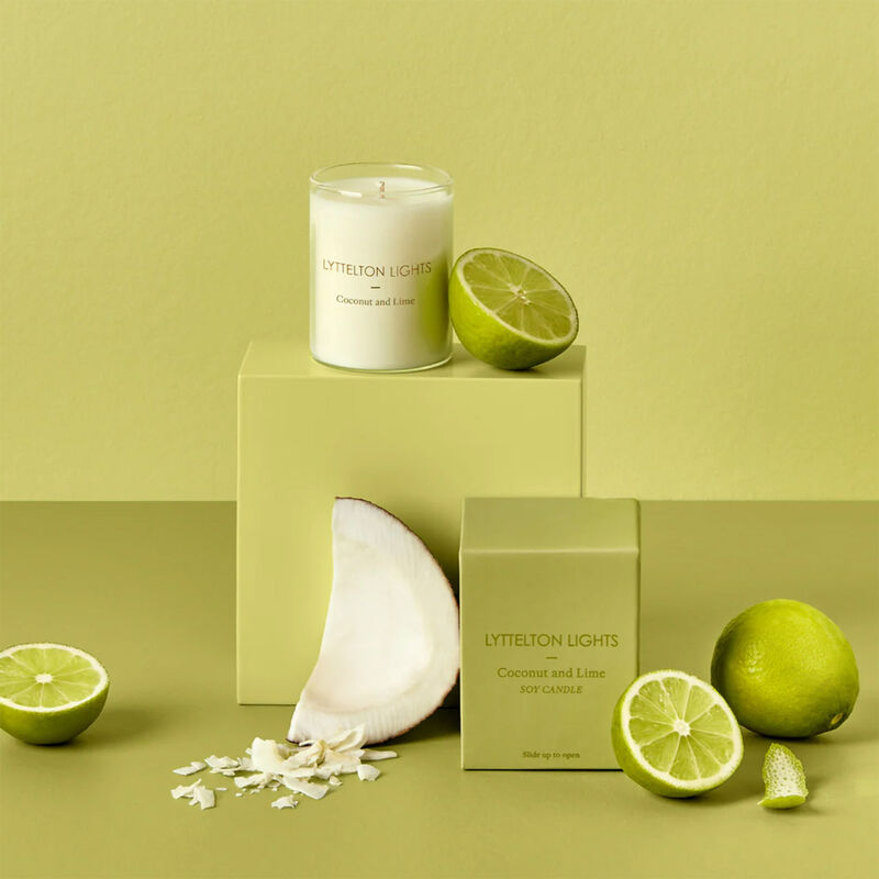 Lyttelton Lights Coconut & Lime Candle image number 1