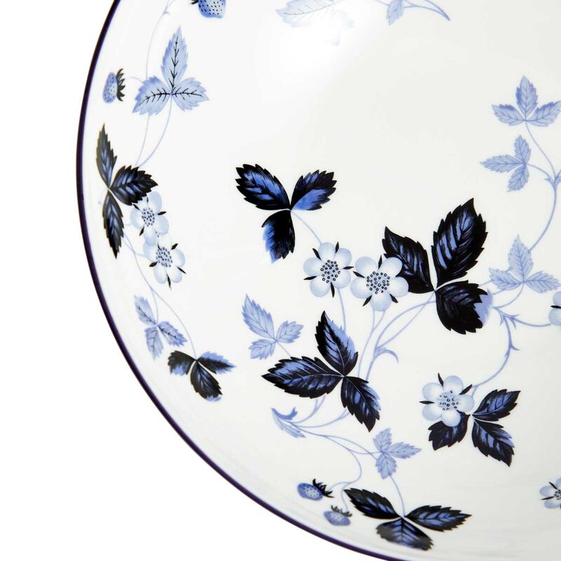 Wedgwood Wild Strawberry Inky Blue Plate and Bowl 4pc Set image number 1