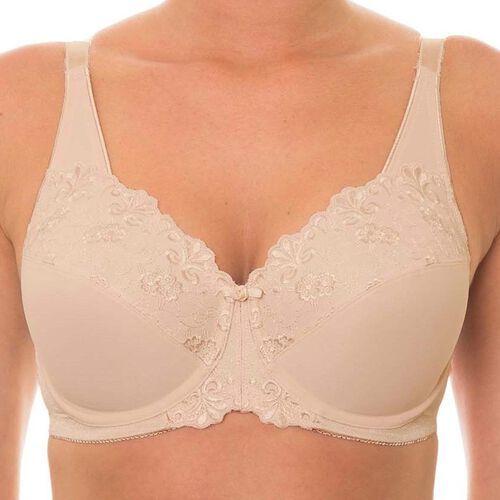 Triumph Embroidered Minimiser Bra - Fawn F- G