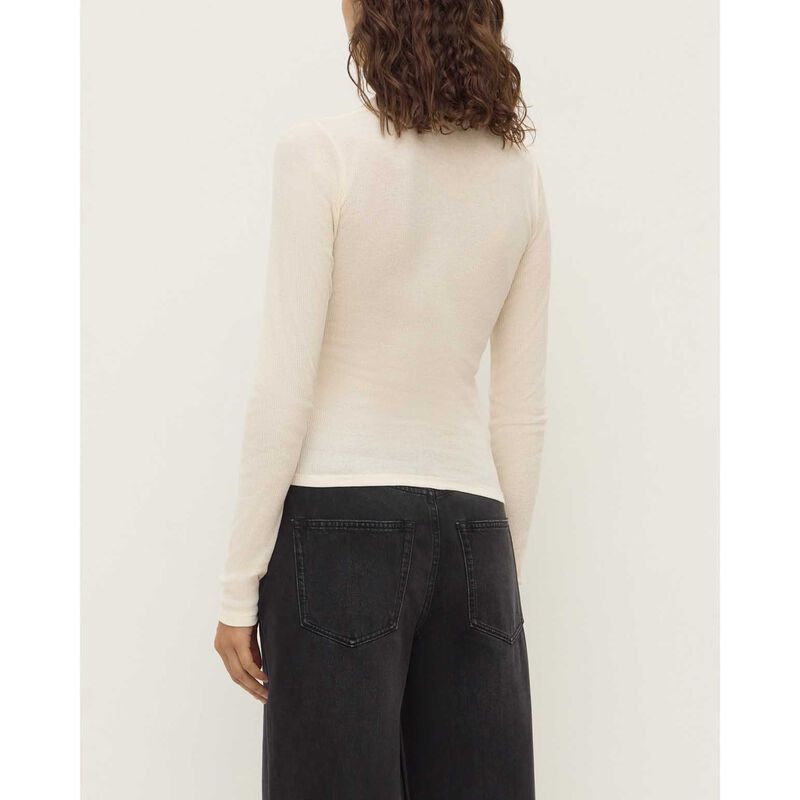 Assembly Label Zali Long Sleeve Tee Cream image number 1