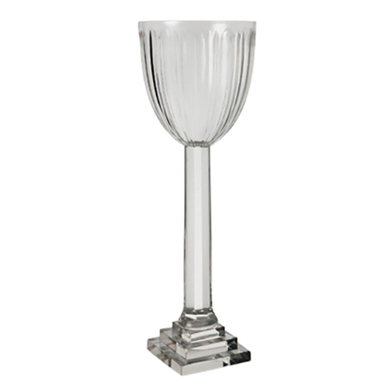 French Country Tall Candleholder Panelled Cup 17.5cmDiax52.5cmH image number 0