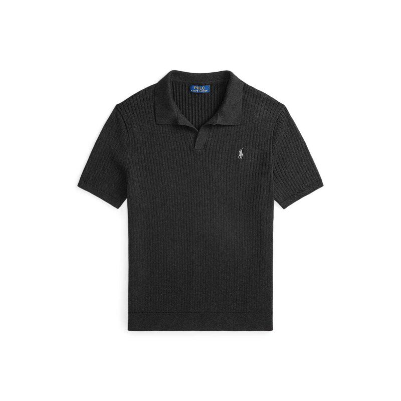 Polo Ralph Lauren Rib-Knit Cotton Johnny-Collar Sweater image number 2