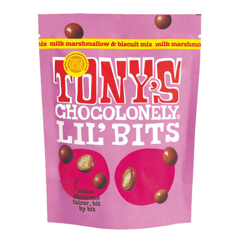 Tony's Chocolonely Lil' Bits Milk Chocolate S'Mores Mix 120g