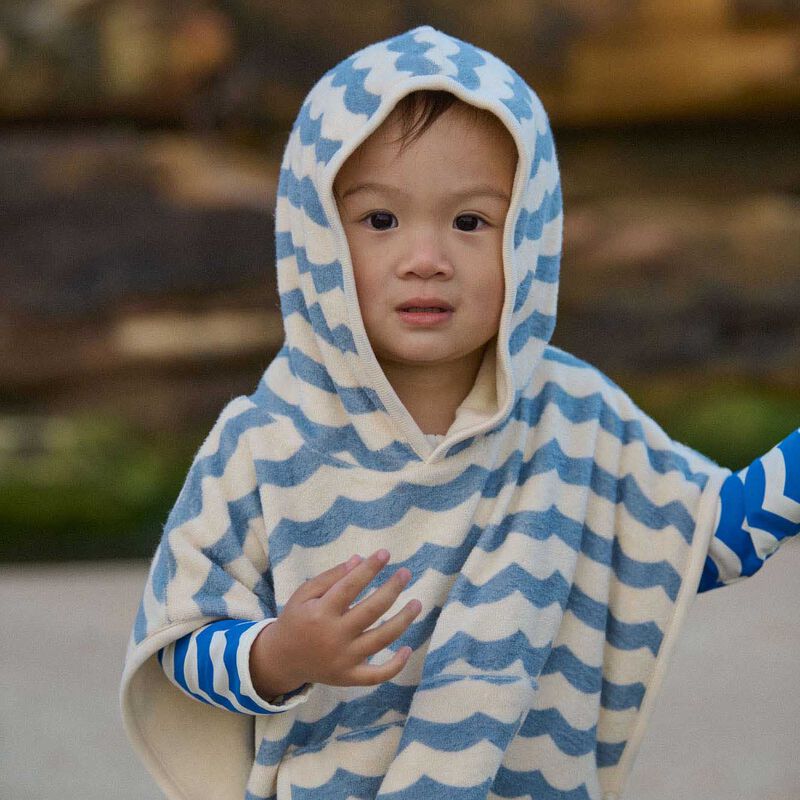 Nature Baby Organic Cotton Poncho Towel image number 2