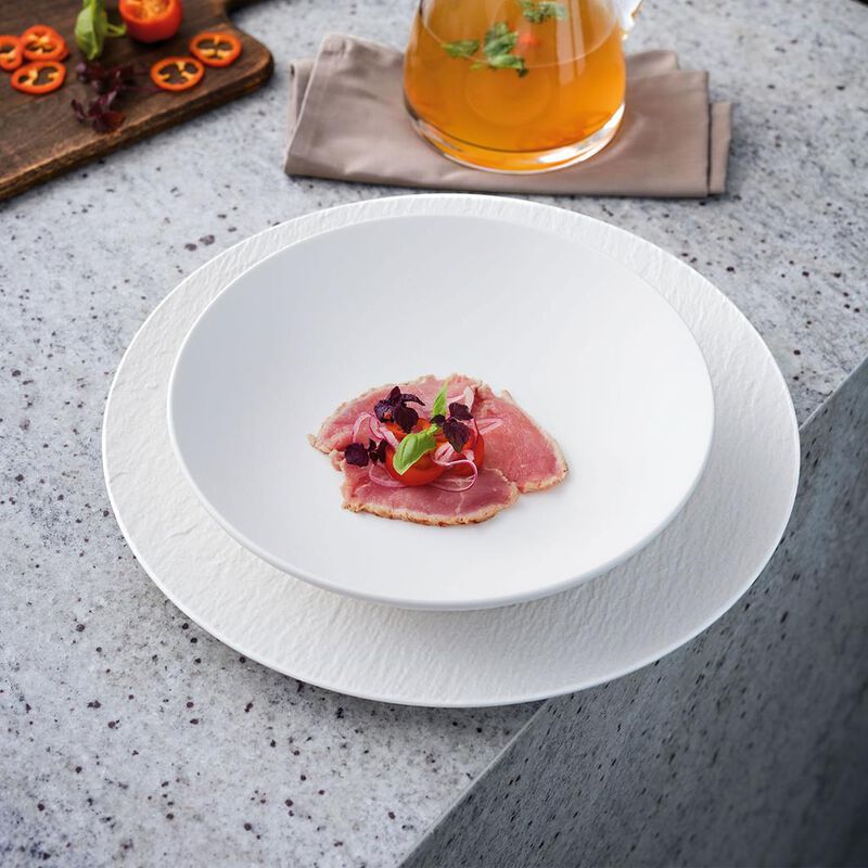 Villeroy & Boch Manufacture Rock Blanc Gourmet Plate 31cm image number 1