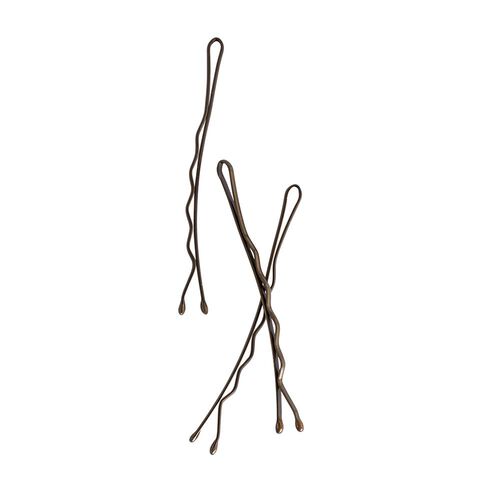 Mae Contour Bobby Pins Brown (60)