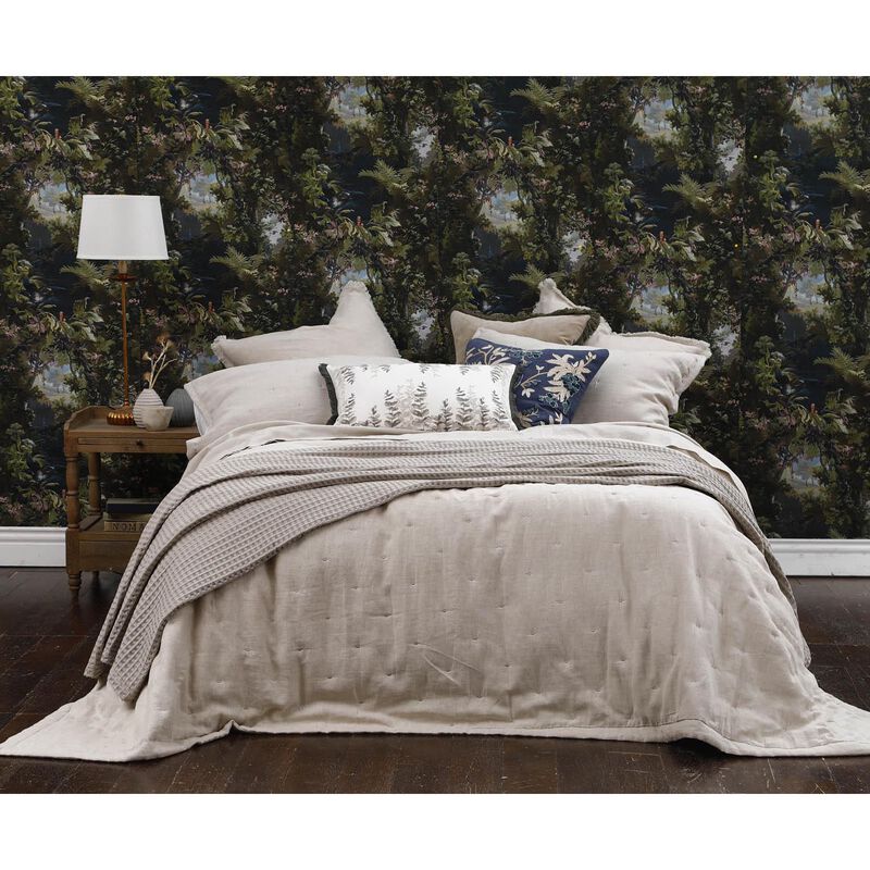 MM Linen Laundered Linen Bedspread Set image number 4
