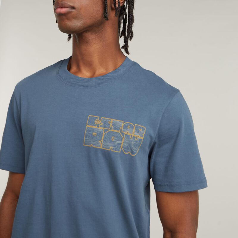 G-Star Topography Chest Graphic Slim T-Shirt image number 2
