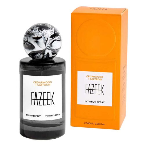 FAZEEK Cedarwood & Saffron Interior Spray