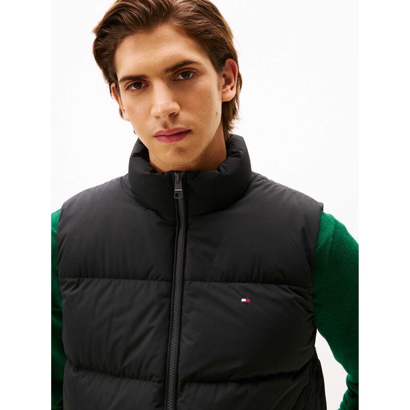 Tommy Hilfiger Flag Embroidery Water Repellent Puffer Gilet image number 2